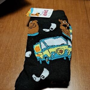 Scooby-Doo unisex  Themed Black Socks